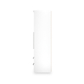 Bramwell Double Mirrored Wardrobe w Drawers White from Roseland Furniture