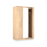 Bramwell Triple Mirrored Wardrobe Oak from Roseland Furniture