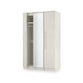 Bramwell Triple Mirrored Wardrobe Grey from Roseland Furniture