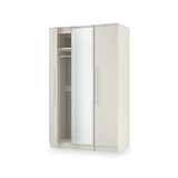 Bramwell Triple Mirrored Wardrobe Grey from Roseland Furniture