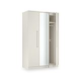 Bramwell Triple Mirrored Wardrobe Grey from Roseland Furniture