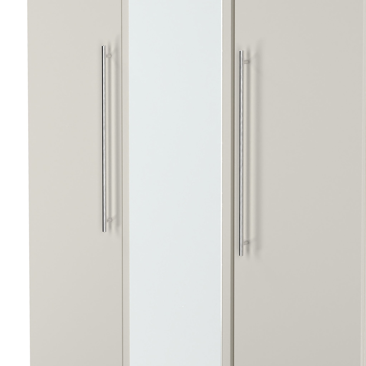 Bramwell Triple Mirrored Wardrobe Grey from Roseland Furniture