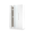 Bramwell Triple Mirrored Wardrobe White from Roseland Furniture