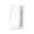 Bramwell Triple Mirrored Wardrobe White from Roseland Furniture