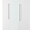 Bramwell Triple Mirrored Wardrobe White from Roseland Furniture