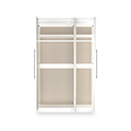 Bramwell Triple Mirrored Wardrobe White from Roseland Furniture