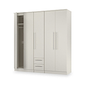 Bramwell 5 Door Wardrobe Grey from Roseland Furniture