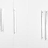 Bramwell 5 Door Wardrobe White from Roseland Furniture