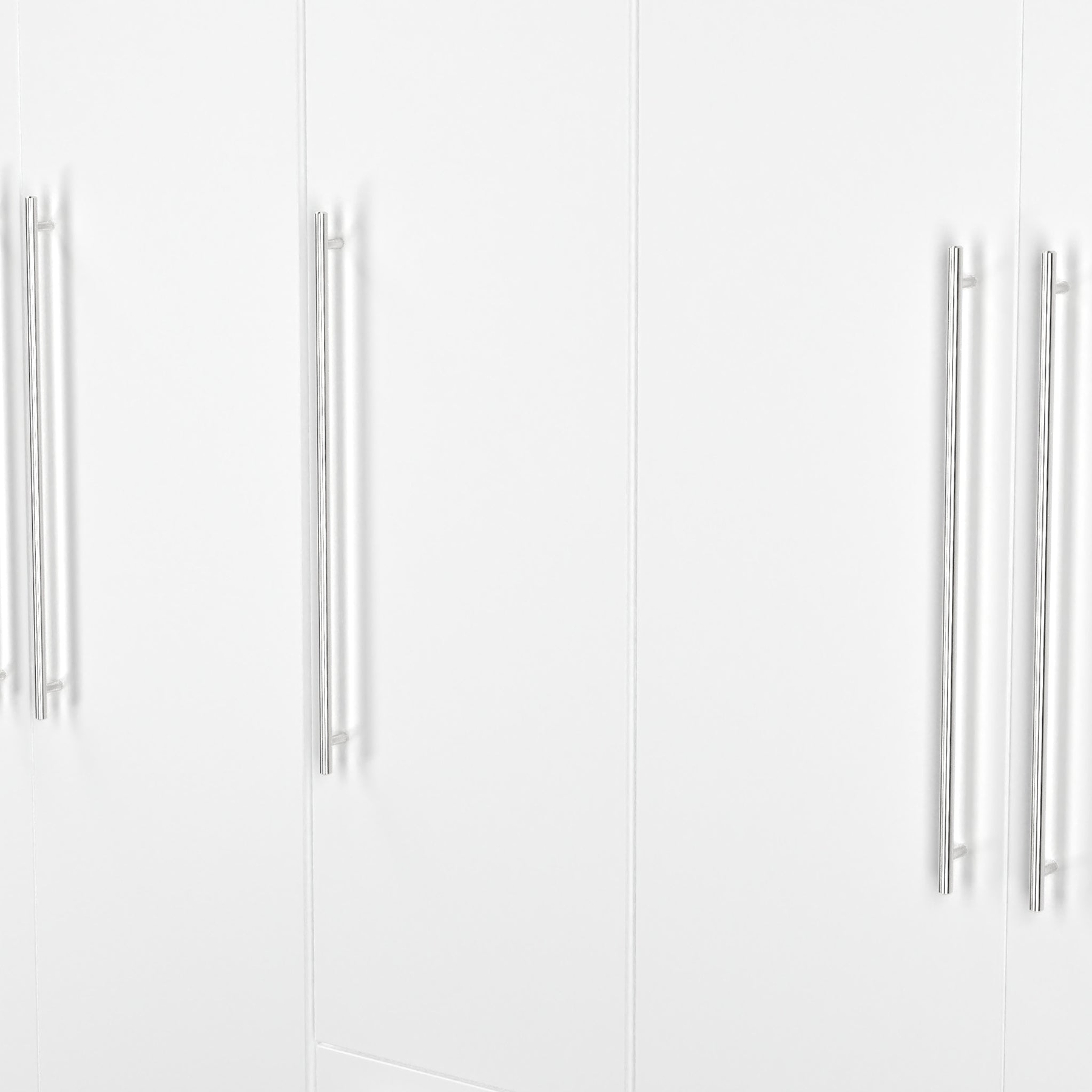 Bramwell 5 Door Wardrobe White from Roseland Furniture