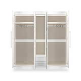 Bramwell 5 Door Wardrobe White from Roseland Furniture