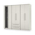 Bramwell 6 Door Wardrobe Grey from Roseland Furniture