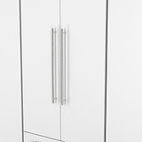 Bramwell 6 Door Wardrobe White from Roseland Furniture