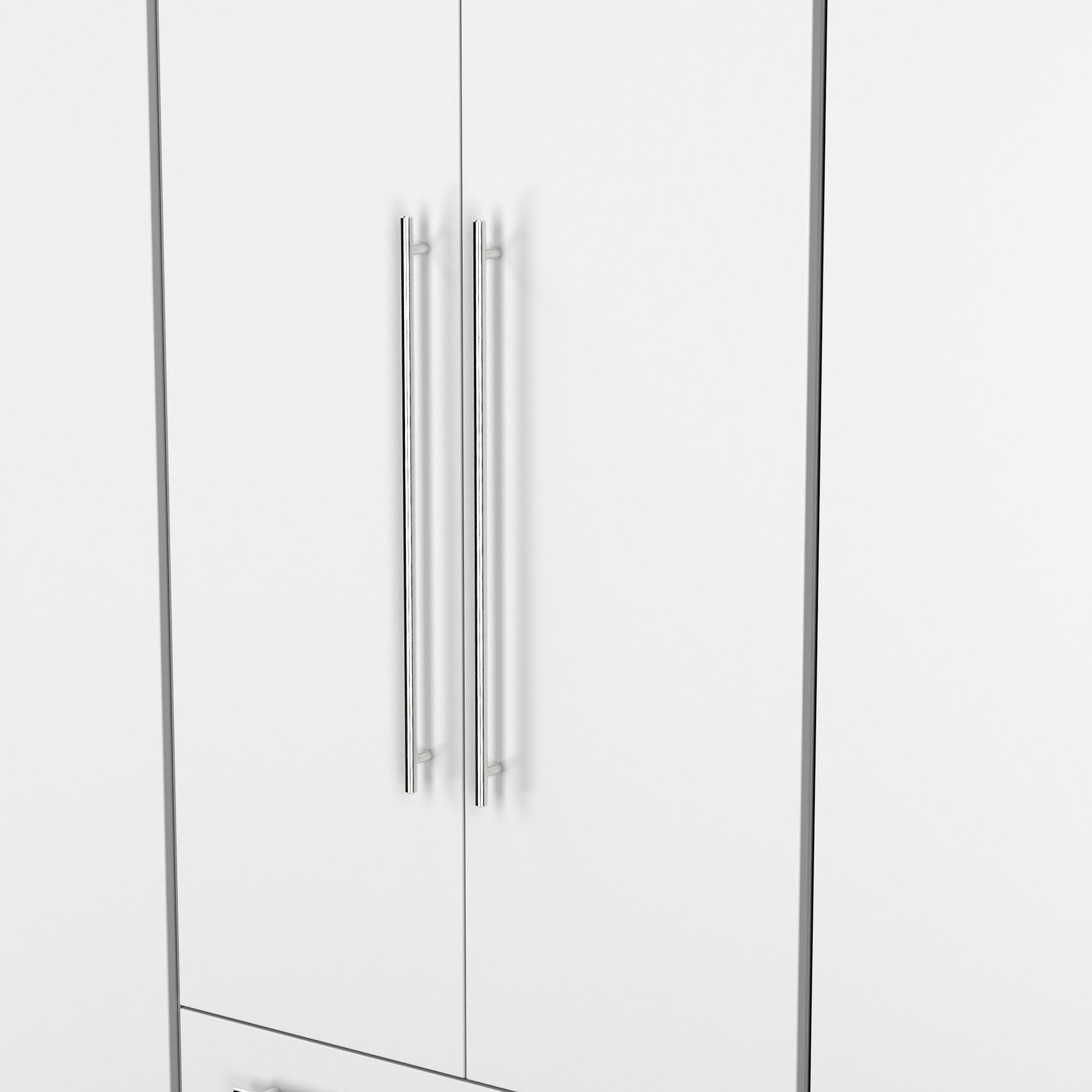 Bramwell 6 Door Wardrobe White from Roseland Furniture