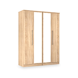 Bramwell 4 Door Wardrobe Oak from Roseland Furniture