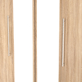 Bramwell 4 Door Wardrobe Oak from Roseland Furniture