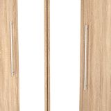 Bramwell 4 Door Wardrobe Oak from Roseland Furniture