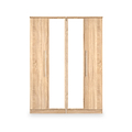 Bramwell 4 Door Wardrobe Oak from Roseland Furniture