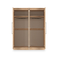 Bramwell 4 Door Wardrobe Oak from Roseland Furniture