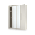 Bramwell 4 Door Wardrobe Grey from Roseland Furniture