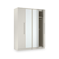 Bramwell 4 Door Wardrobe Grey from Roseland Furniture