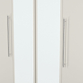 Bramwell 4 Door Wardrobe Grey from Roseland Furniture