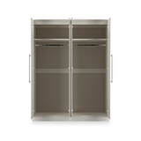 Bramwell 4 Door Wardrobe Grey from Roseland Furniture