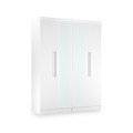 Bramwell 4 Door Wardrobe White from Roseland Furniture
