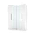Bramwell 4 Door Wardrobe White from Roseland Furniture