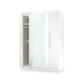 Bramwell 4 Door Wardrobe White from Roseland Furniture