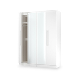 Bramwell 4 Door Wardrobe White from Roseland Furniture