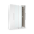 Bramwell 4 Door Wardrobe White from Roseland Furniture
