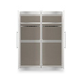 Bramwell 4 Door Wardrobe White from Roseland Furniture