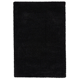 Roswell Black Stain Resistant Shaggy Rug from Roseland Furniture