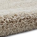 Roswell Cream Stain Resistant Shaggy Rug 