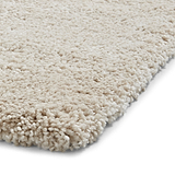 Roswell Cream Stain Resistant Shaggy Rug 