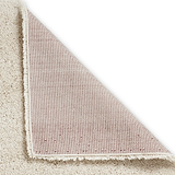 Roswell Cream Stain Resistant Shaggy Rug 
