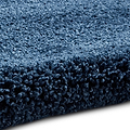 Roswell Dark Blue Stain Resistant Shaggy Rug 