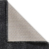 Roswell Dark Grey Stain Resistant Shaggy Rug 