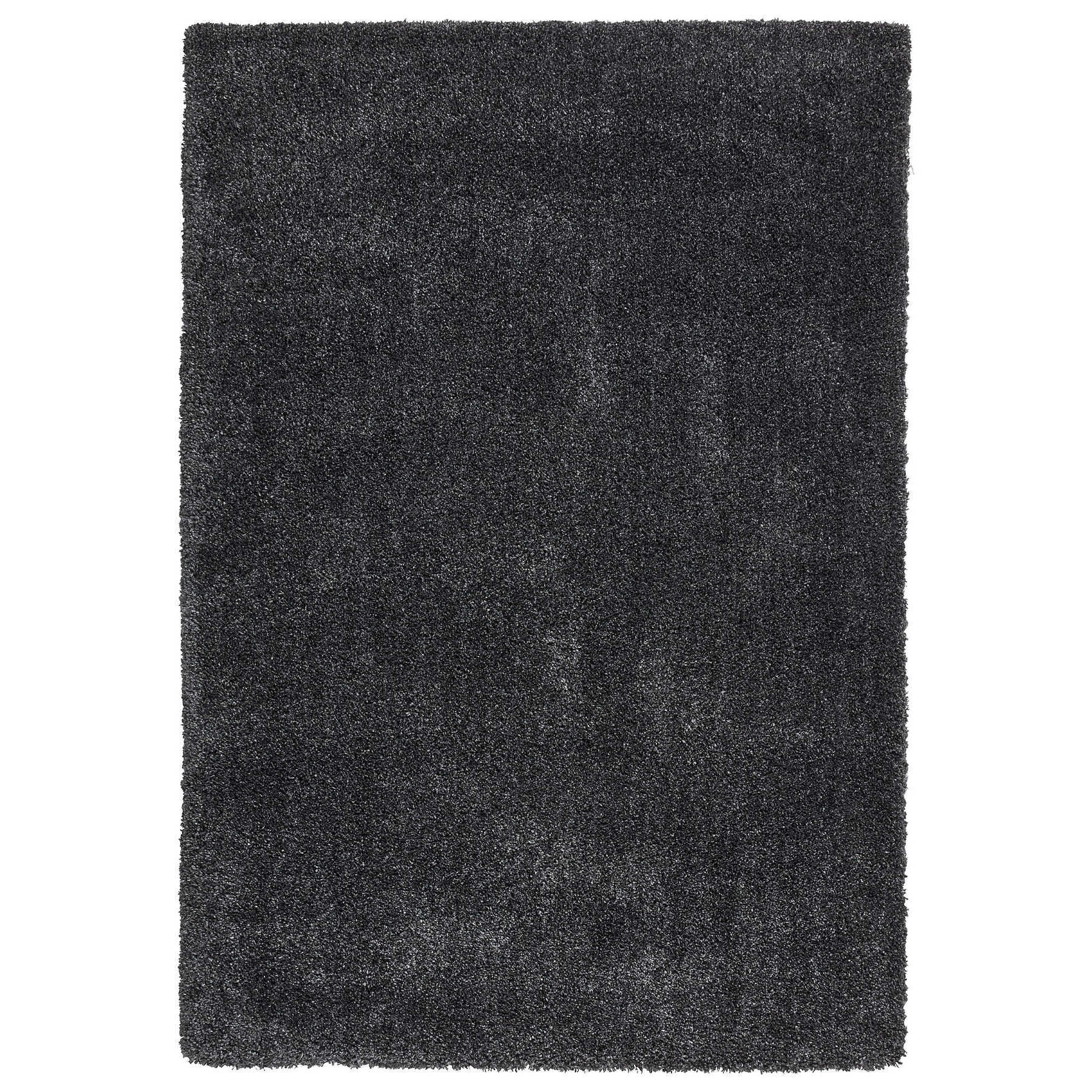 Roswell Dark Grey Stain Resistant Shaggy Rug from Roseland Furniture