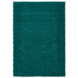Roswell Jewel Green Stain Resistant Shaggy Rug from Roseland Furniture