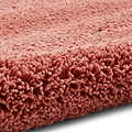 Roswell Pastel Peach Stain Resistant Shaggy Rug 
