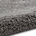 Roswell Pebble Grey Stain Resistant Shaggy Rug 