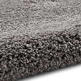 Roswell Pebble Grey Stain Resistant Shaggy Rug 
