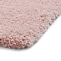 Roswell Pastel Pink Stain Resistant Shaggy Rug 