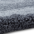 Roswell Slate Grey Stain Resistant Shaggy Rug
