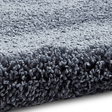 Roswell Slate Grey Stain Resistant Shaggy Rug
