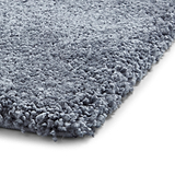 Roswell Slate Grey Stain Resistant Shaggy Rug 