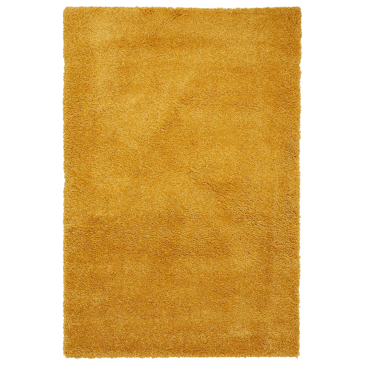 Roswell Yellow Stain Resistant Shaggy Rug from Roseland Furniture