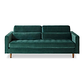 Skye 4 Seat Sofa Bottle Green from Roseland Furniture