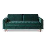 Skye 4 Seat Sofa Bottle Green from Roseland Furniture